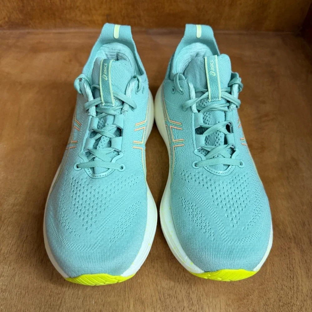 ASICS GEL-Nimbus 26 Running Shoes Womens Size 9 Light Celadon Sneaker 1012B601